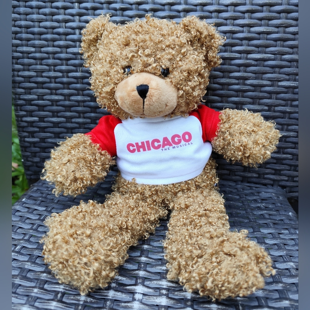 CHICAGO The Musical Theater Memorabilia Steven Smith Stuffed Plush Bear Broadway